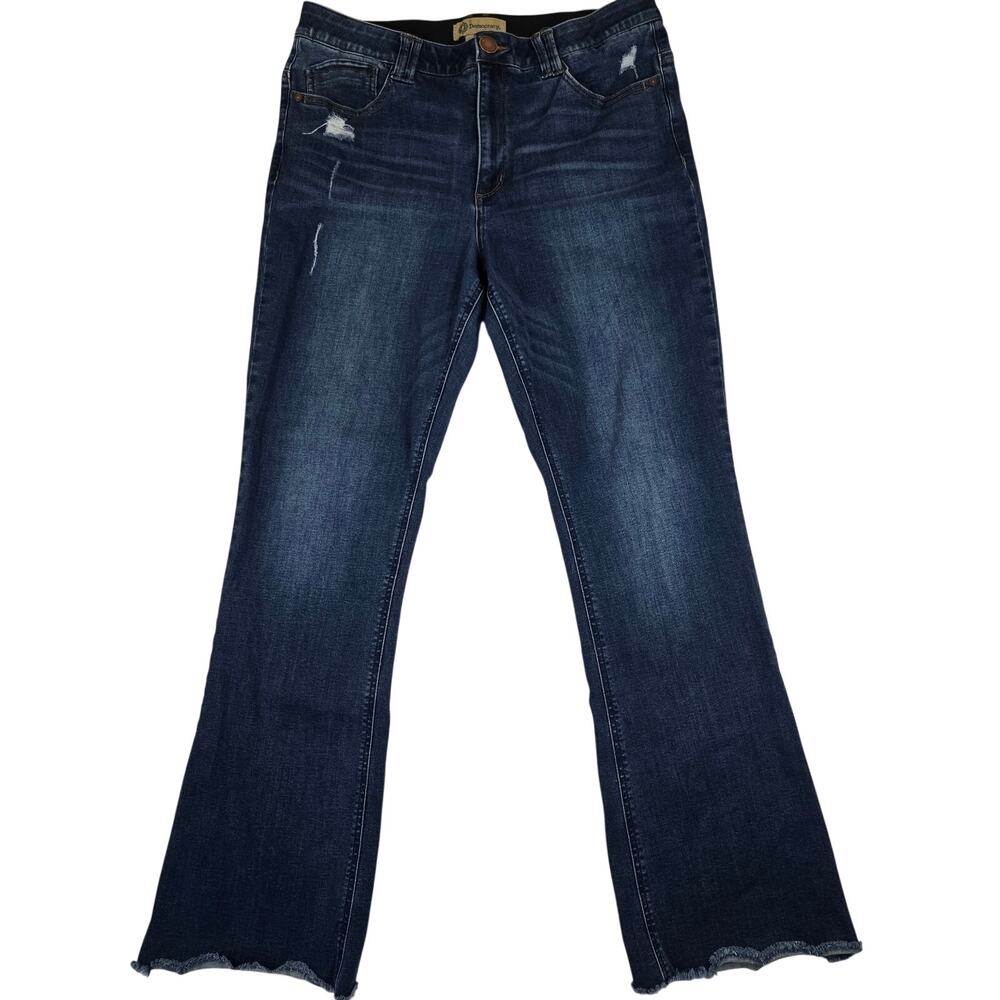 Democracy Jeans Womens 16 Bootcut Flare AB Technology Elastic Waist 0857